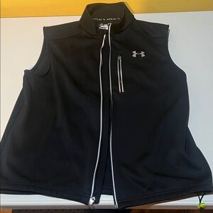Under Armour Black Zip-Up Vest